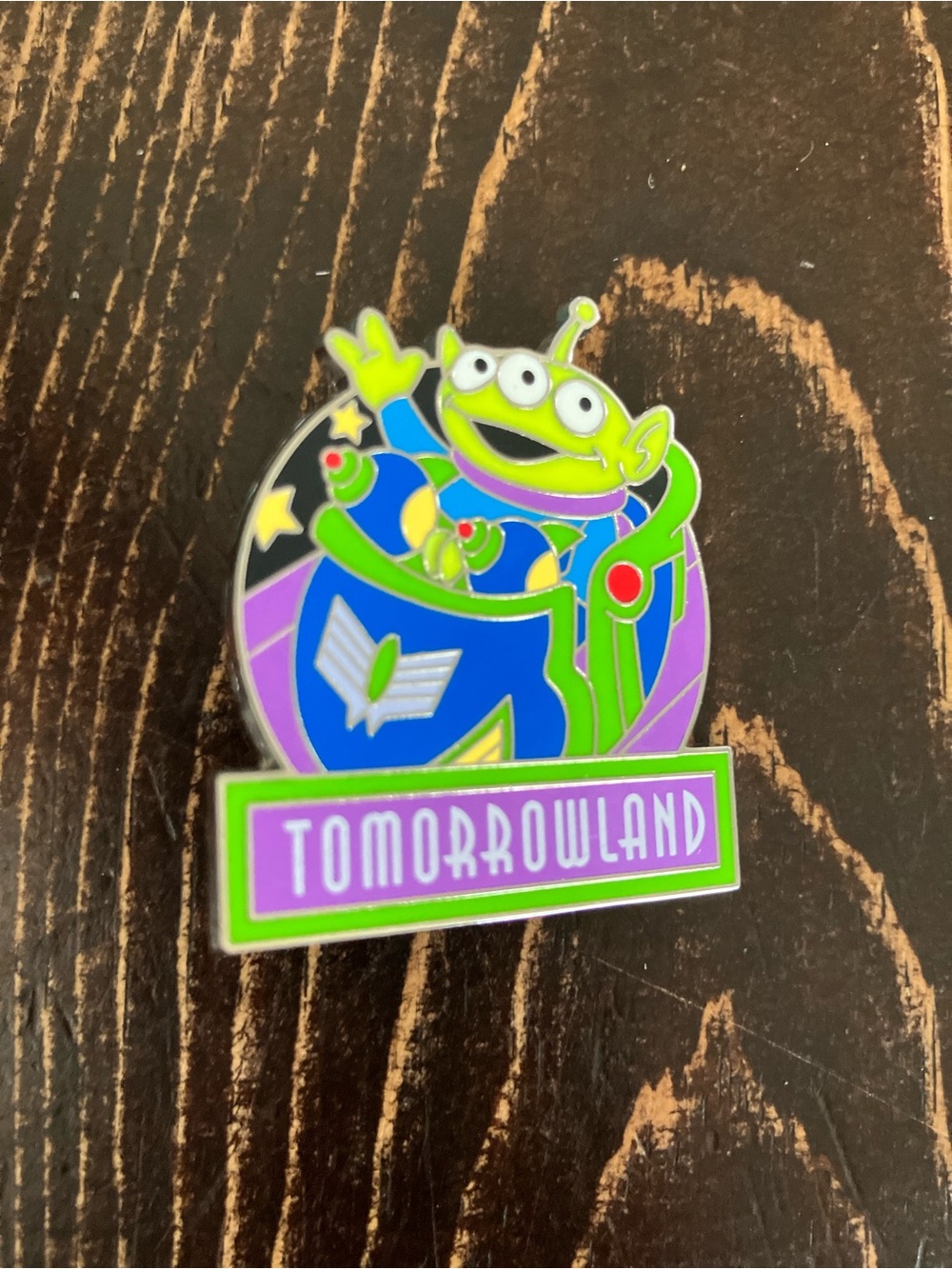 Disney Silver Metal Enamel Pin Backing